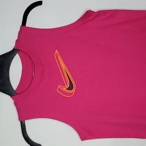 💰NWT! NIKE ▪︎ GIRL'S PINK TANK TOP ▪︎ SIZE L